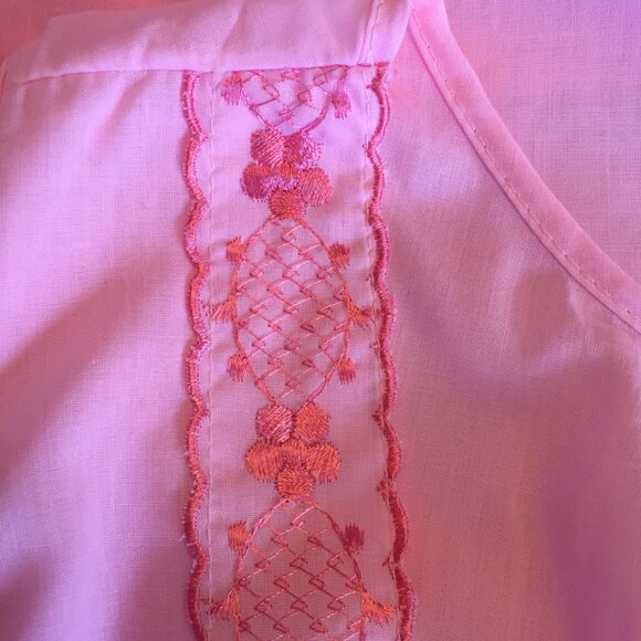 Vintage Robe & Nightie sz M-L - Fuchsia - Picture 13 of 14